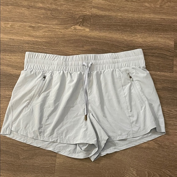 All in Motion Women's Athletic Shorts in Blue/Gray - Picture 1 of 3